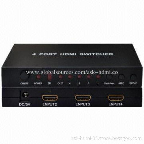 HDMI Switch, 4x1, with ARC Function